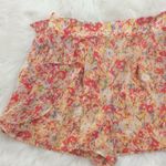 BCBGeneration ‎ abstract floral ruffle tap short Photo 2
