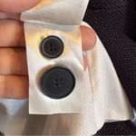 H&M  Navy & White Dot Blazer Jacket Sz 10 Professional Corpcore Workwear Girlboss Photo 7