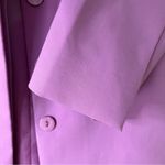 ZARA 🔆  Purple Cutout Blazer with Notched Lapels and Tailored Fit - Size Small Photo 7
