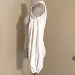 ZARA  Ribbed Voluminous Balloon Long Sleeve Cut Out Bodysuit Size S Photo 7