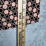 Cocomo Retro Circle Print Top Womens‎ Large Pink Brown Geometric Y2K Ring Detail Photo 7