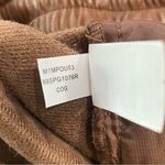 Marc New York Mark New York Cognac Brown Faux Leather Elastic Drawstring Crop Pants Sz S Photo 9