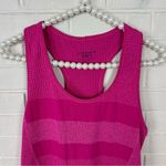 Brooks  Running Pink Striped Tank Top Size S Photo 1