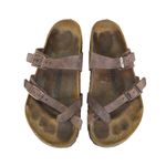 Birkenstock  Mayari Toe Strap Brown Leather Thong Sandals Size 37 Women's‎ 6 Photo 3