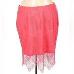 Torrid | Neon Bright Pink Stretch Lace Pencil Skirt Plus Size 3X Photo 2