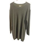 Umgee  Sweater Dress Plus 1X Green Knit Long Sleeve Pullover Fall Winter Casual Photo 1