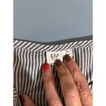 Gap blouse blue white striped embroidery size XS peasant cottagecore fisherman Photo 4