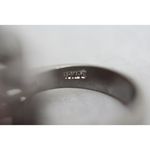 Source Unknown Elegant 18K Gold Plated Pink Crystal Clear Rhinestone Size 6 Cocktail Ring Photo 3