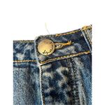 Impressions Distressed Denim Shorts Frayed Hem Ripped High Waist Blue Festival Cute Photo 3