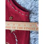 Holiday Editions Woman's Christmas Sweater Vest Leopard Red Size 1X *See‎ Pic 8 Photo 4