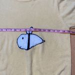 Bee You! Vintage Unique Short Sleeved Turtle Neck Bee Sweater Yellow Size M Photo 9