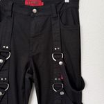 Tripp NYC [] Black Punk Rock Matrix D-Ring Straps Emo Gothic Bondage Pants Sz 32 Photo 7