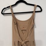 Cuyana  V-Back Pima Cotton Cream Jumpsuit SM Photo 5