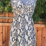 Parker Silk Snake Print Dress size M Photo 0