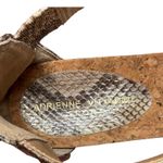 Adrienne Vittadini  Women's Snake Print Cary Open Toe Casual Strappy Sz 9. 5 NWB Photo 4