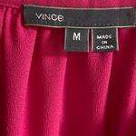 Vince  shift tunic mini dress fuschia sleeveless with pockets Medium Photo 7