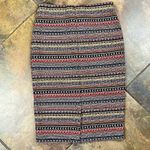 ZARA  Trafaluc Multicolored Aztec Print Pencil Pull-On Skirt Small Photo 5