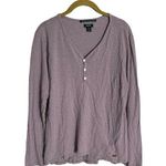 Roots  Canada Light Purple Hemp Collection Henley Small Photo 0