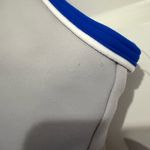 Athleta Breathe Longline Gray & Blue Small Sports Bra NWT Best A-C Cups Photo 2