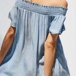 Urban Outfitters Striped Off The Shoulder Dress Photo 1