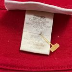 Y2K Christmas M&C Sportswear Red Snowflake Embroidered Long Sleeve Shirt XL Photo 6