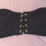 PINK - Victoria's Secret Black Swim Top Photo 0