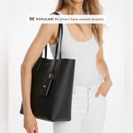 Michael Kors NWT Vincent Large Saffiano Leather Tote Bag with Card Case Photo 1