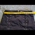 Topshop Lace-Up Denim Skirt Photo 5