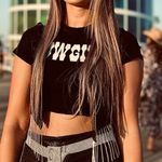 COWGIRL Festival Crop Top Size 0 Photo 3