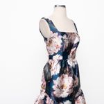 Kay Unger Lydia Tea Length Floral Dress Size 2 Photo 6