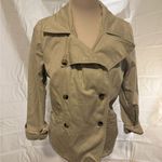 Tommy Hilfiger Tan Pea Coat with Classic Double-Breasted Design Photo 0