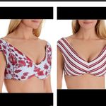 Saha reversible swim bikini short sleeve top Photo 2