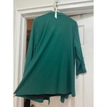 Dennis Basso Dennis BY  size medium blouse green cardigan and black shirt Photo 5