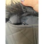 Laundry by Shelli Segal Black Quilted Puffer Coat Jacket Hooded Zip Snap Closure Photo 11