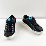 P448  John Sparkle Glitter Skateboard Shoes Sneakers Black 37 / 7 Photo 4