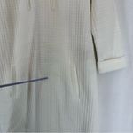 Club Monaco  Hooded Sweat Waffle Dress Womens 6 White Photo 2