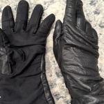 Isotoner Black Genuine Leather VINTAGE Winter Gloves Photo 1