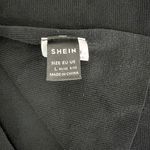 SheIn Mock Neck Knot Side Knit Top Photo 6