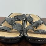 Alegria Womens Venice black leather slide sandal ven 701 size 38 1.5"Heel Photo 6
