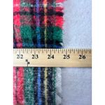 Old Navy  Blanket Scarf Tartan Red One Size Soft Fringe Plaid Cozy Heritage Photo 4
