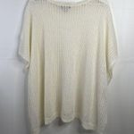 Tommy Bahama  Women’s One Size Beach Cover Linen Beige Open Weave Poncho Resort Photo 10