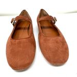 LE MONDE BÉRYL burnt orange/rust suede Mary Jane flats, Italy, size 40, NWOT Orange Photo 5