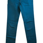 American Eagle  Outfitters Skinny Jeans Teal Blue Stretch Women 00 Photo 0