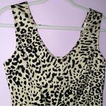 Francesca's NEW Mini Cocktail Dress S Leopard Print Fit & Flare Cut Out V Neck Photo 1