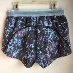 Lululemon Split Second Shorts Floral Sport Tranquil Blue Multi Running Workout 4 Photo 2