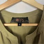 Boutique WFFS Fatigue Green Button Down Utility Sleeveless Romper M Size M Photo 4