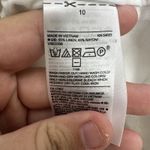 Old Navy Woman’s  Size 10 Shorts White With Gold Palm Trees Photo 7