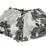 MGT Industries White Black Lace Sheer Lounge Sleep Shorts Womens Small Photo 3