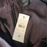 Ann Taylor Purple Satin Pleated A-Line Midi Skirt Size 4 NWT Photo 8