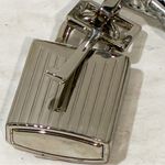 Tom Ford  Silver Metallic Padlock Key Adjustable Necklace Belt Photo 2